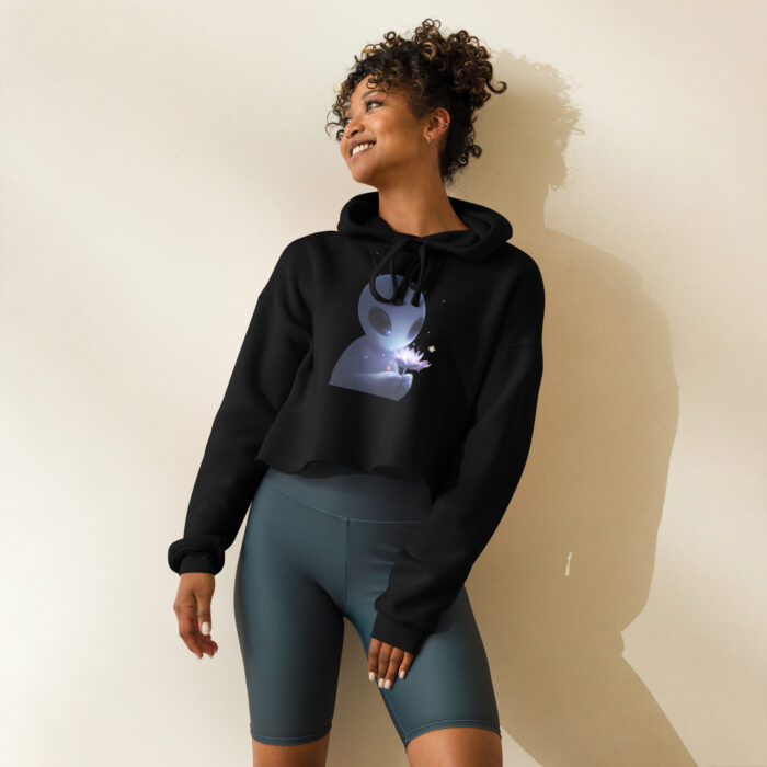 Baby Lotus Grow - Crop Hoodie