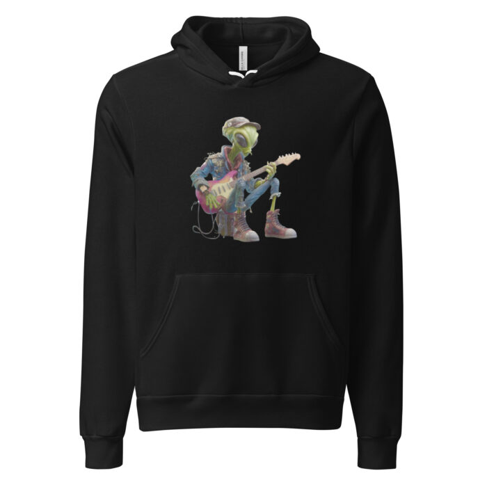 Alien Rock N Roll Inspired Unisex hoodie
