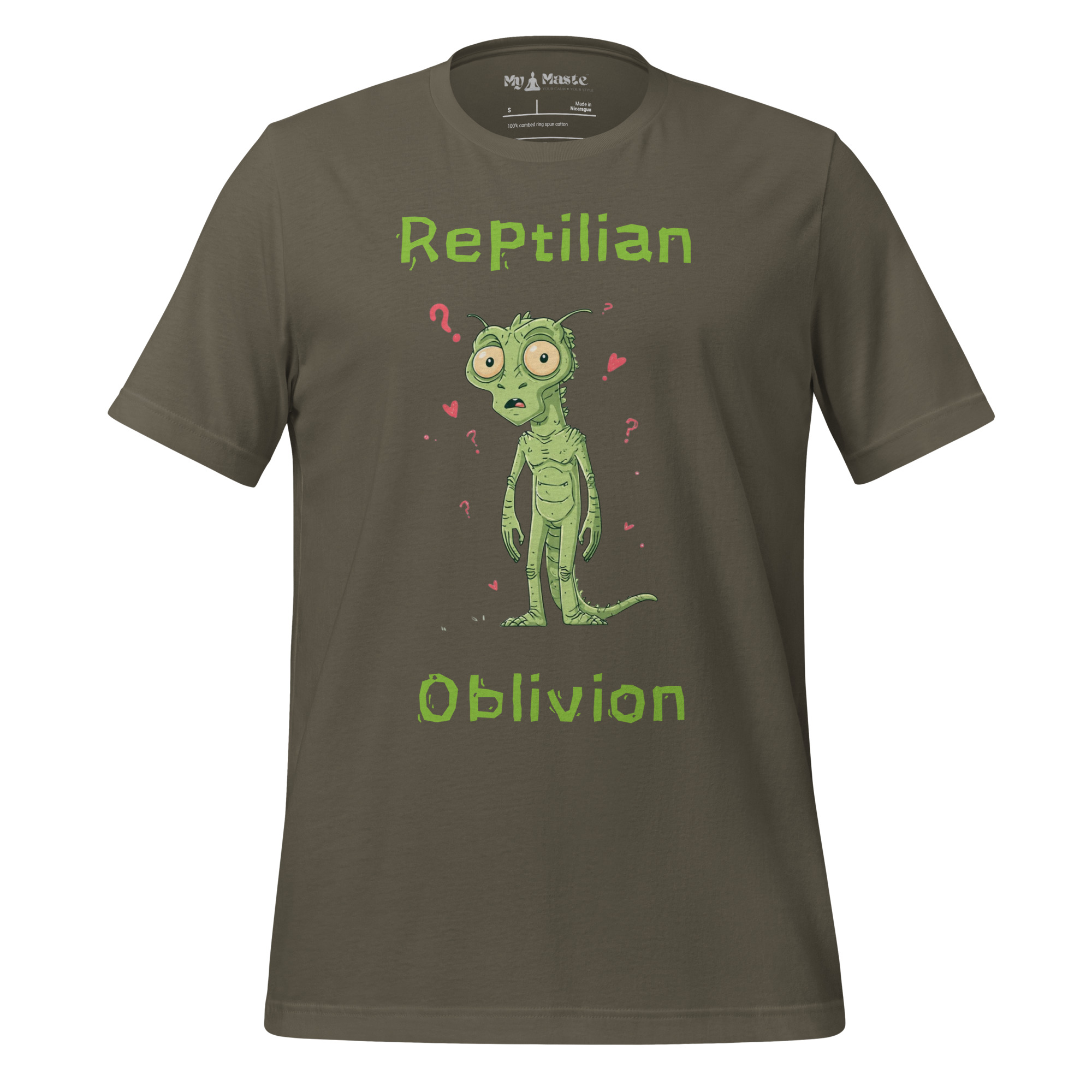 Reptilian Oblivion! Reptilian Alien Lovers Namaste Yoga Zen Inspired Unisex t-shirt - Image 7
