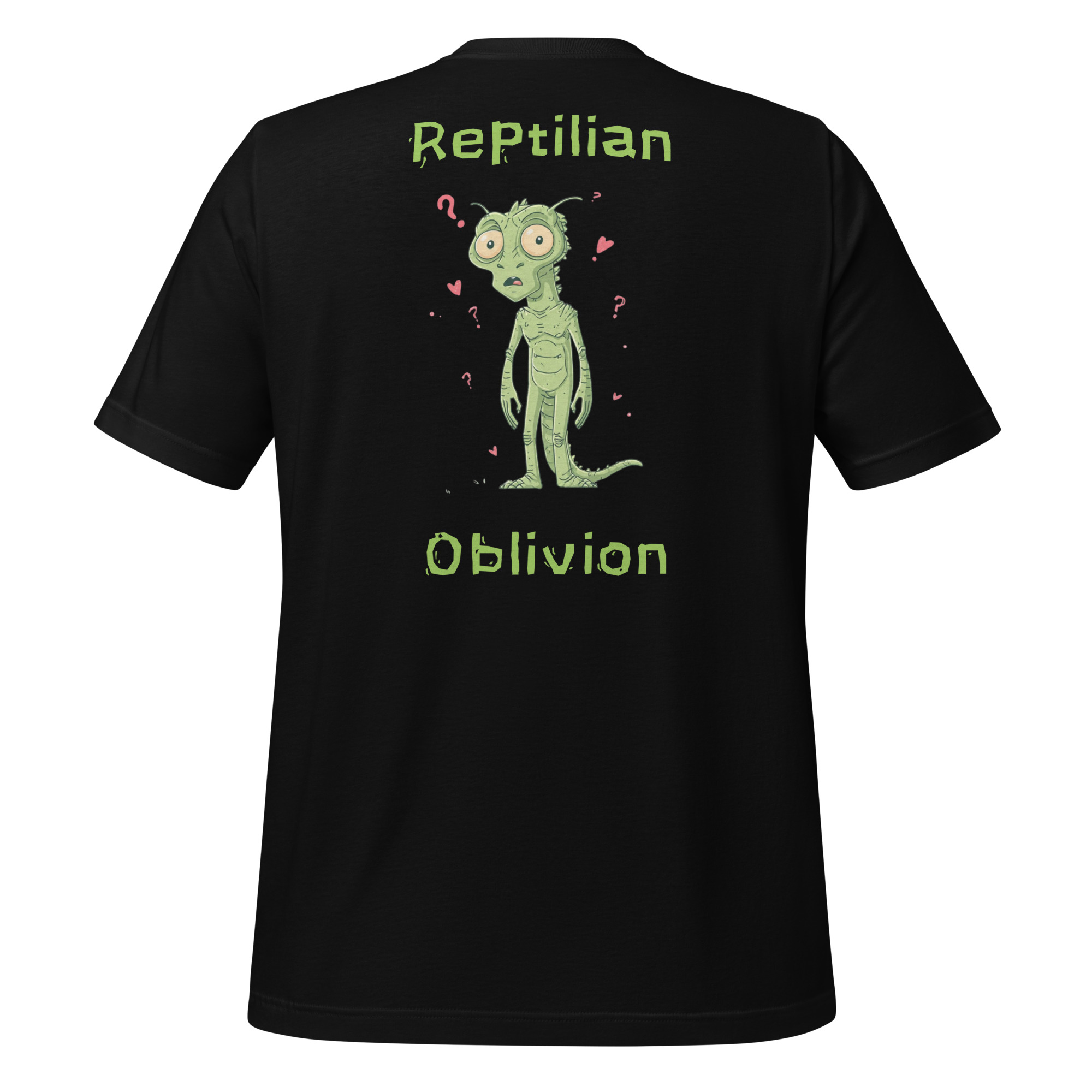 Reptilian Oblivion! Reptilian Alien Lovers Namaste Yoga Zen Inspired This Unisex t-shirt - Image 2