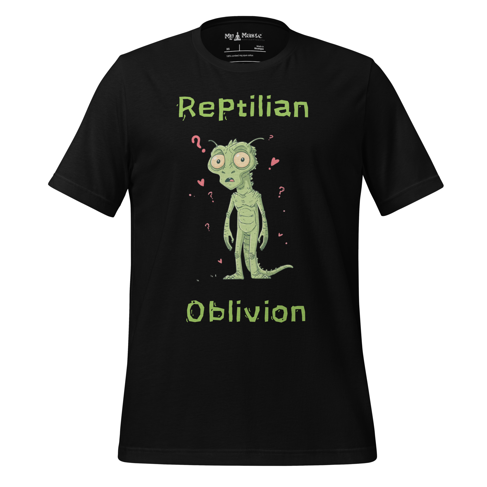 Reptilian Oblivion! Reptilian Alien Lovers Namaste Yoga Zen Inspired Unisex t-shirt