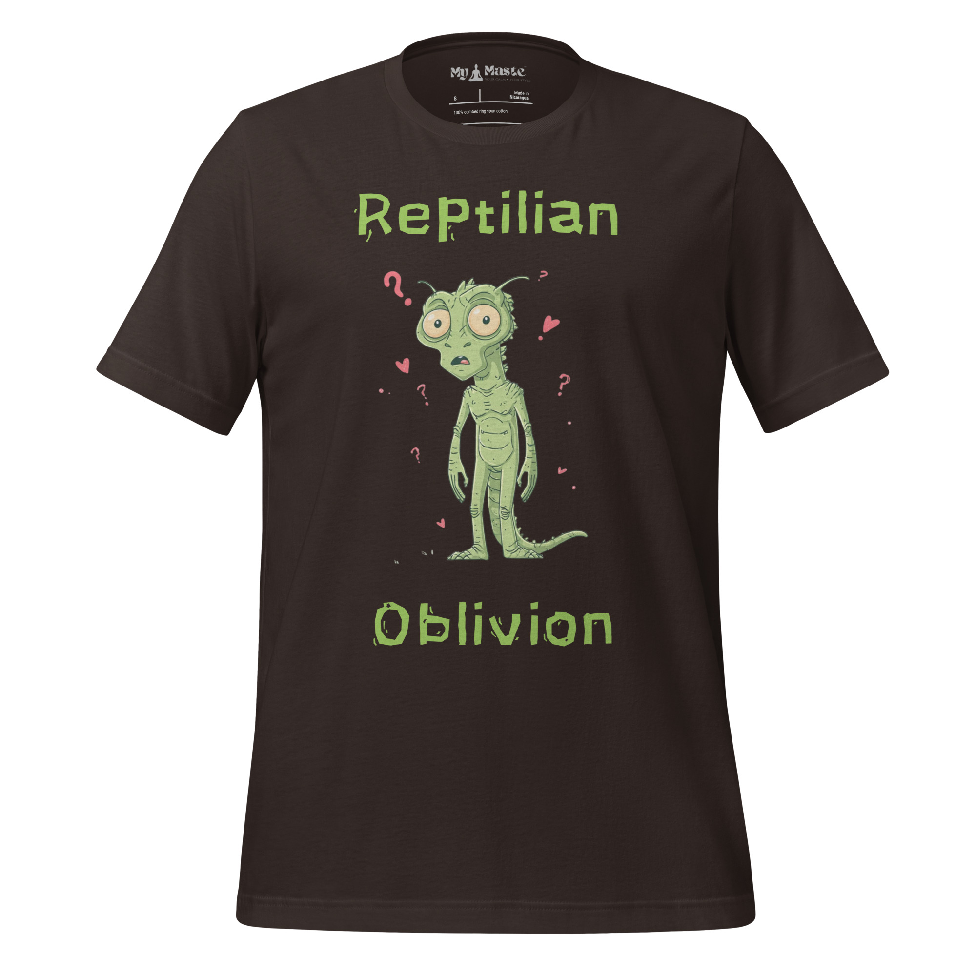 Reptilian Oblivion! Reptilian Alien Lovers Namaste Yoga Zen Inspired Unisex t-shirt - Image 5