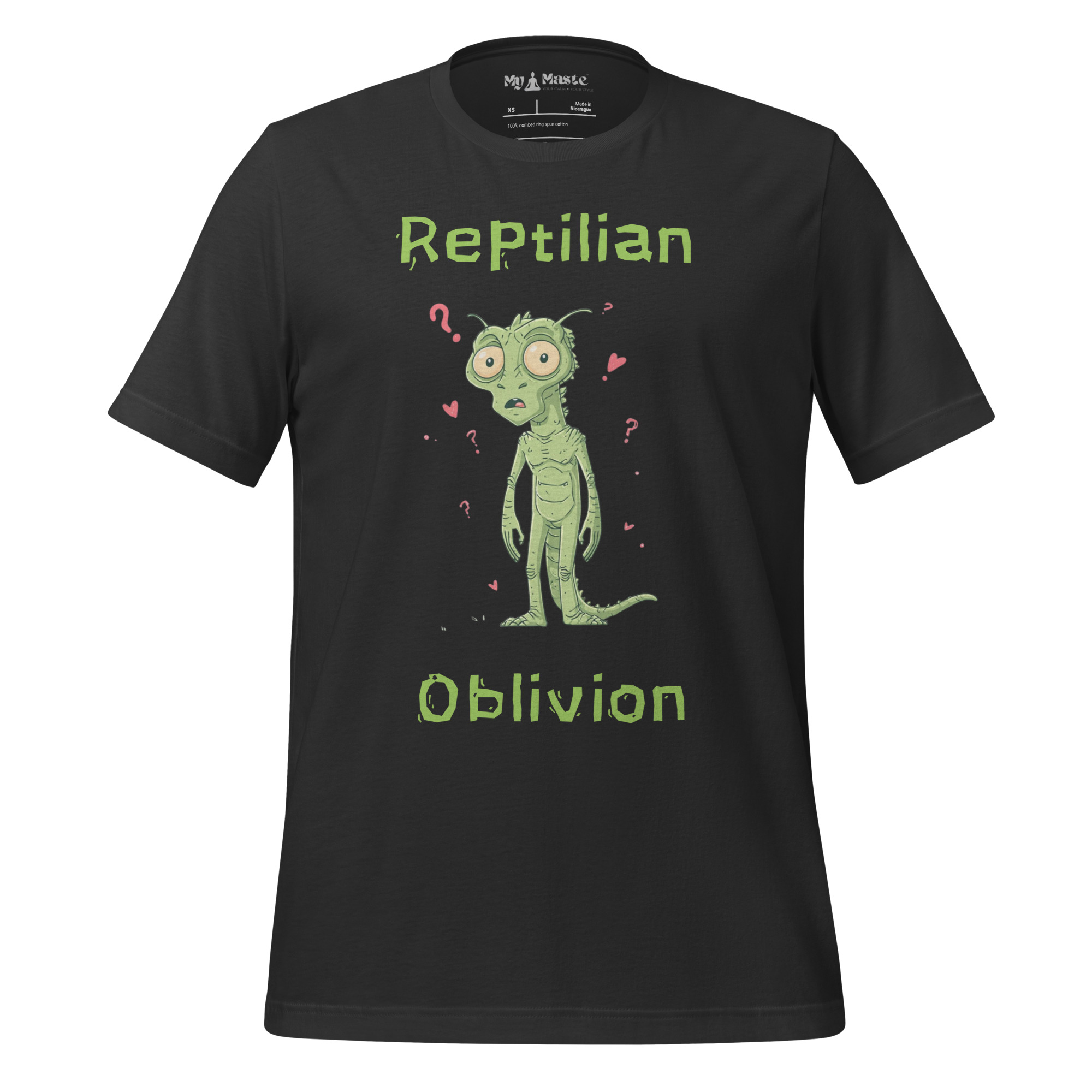 Reptilian Oblivion! Reptilian Alien Lovers Namaste Yoga Zen Inspired Unisex t-shirt - Image 6