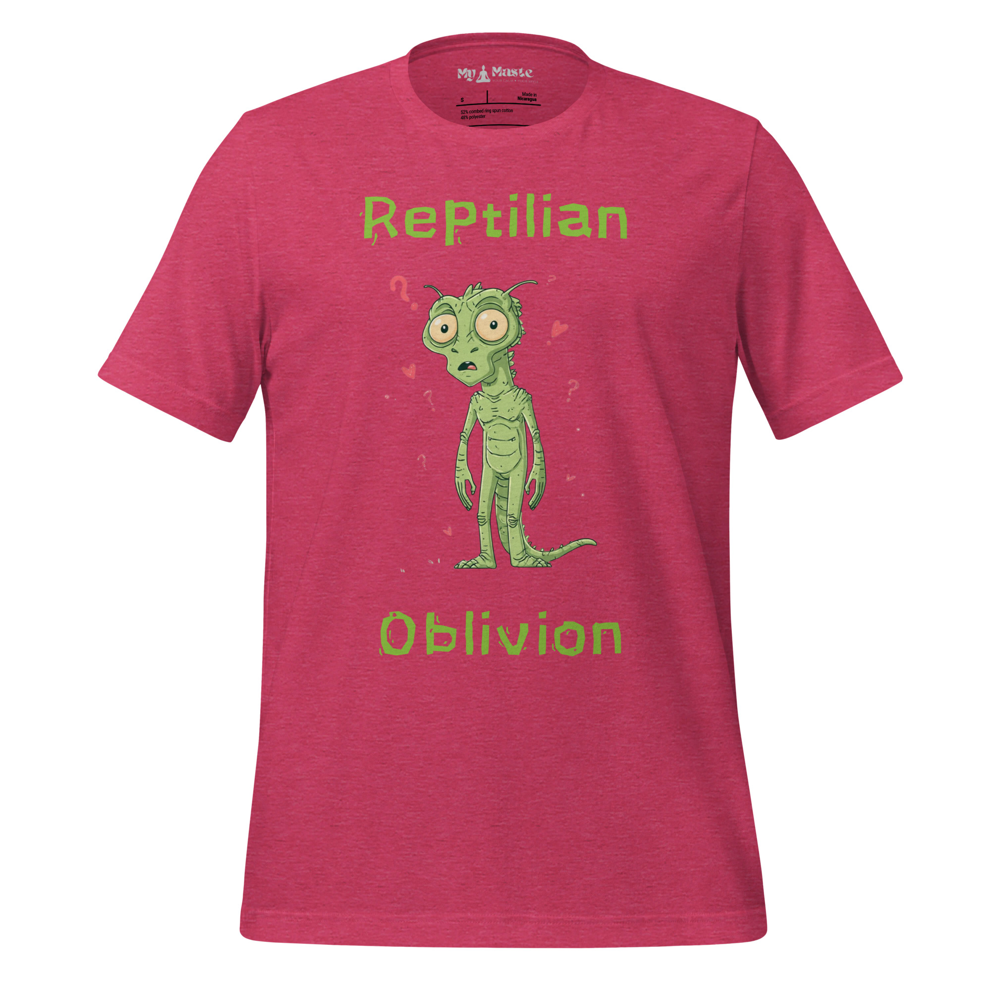 Reptilian Oblivion! Reptilian Alien Lovers Namaste Yoga Zen Inspired Unisex t-shirt - Image 9