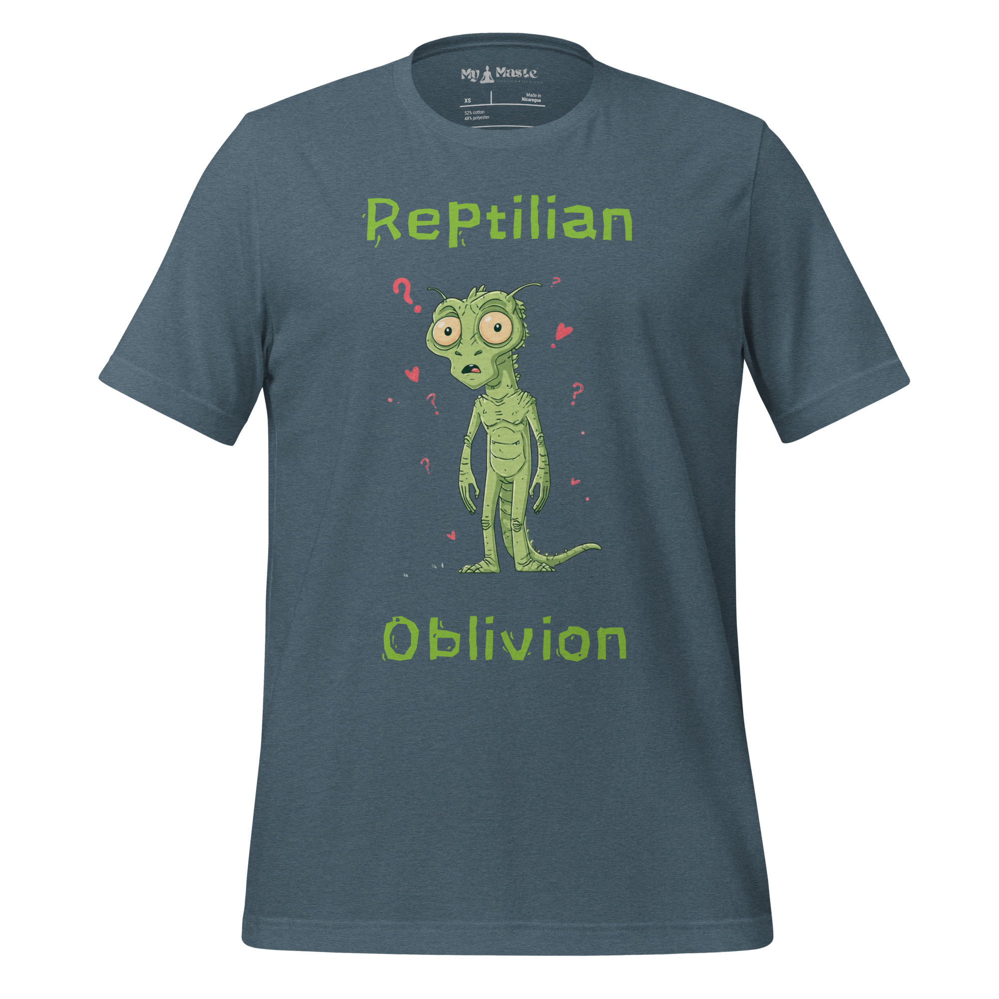 Reptilian Oblivion! Reptilian Alien Lovers Namaste Yoga Zen Inspired Unisex t-shirt - Image 8