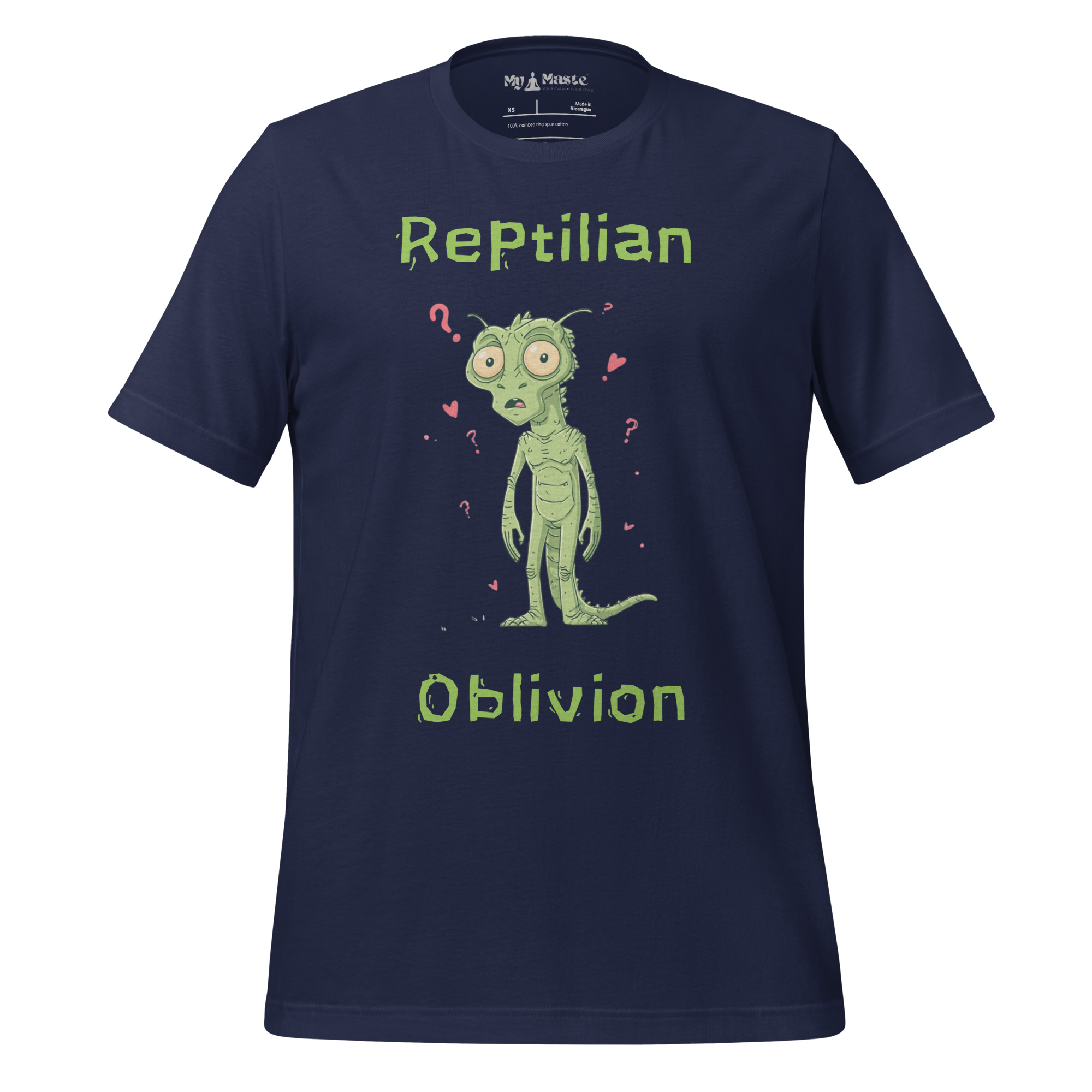 Reptilian Oblivion! Reptilian Alien Lovers Namaste Yoga Zen Inspired Unisex t-shirt - Image 3