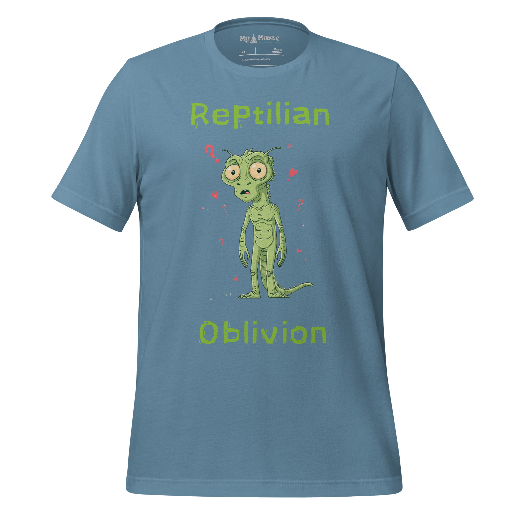 Reptilian Oblivion! Reptilian Alien Lovers Namaste Yoga Zen Inspired Unisex t-shirt - Image 11