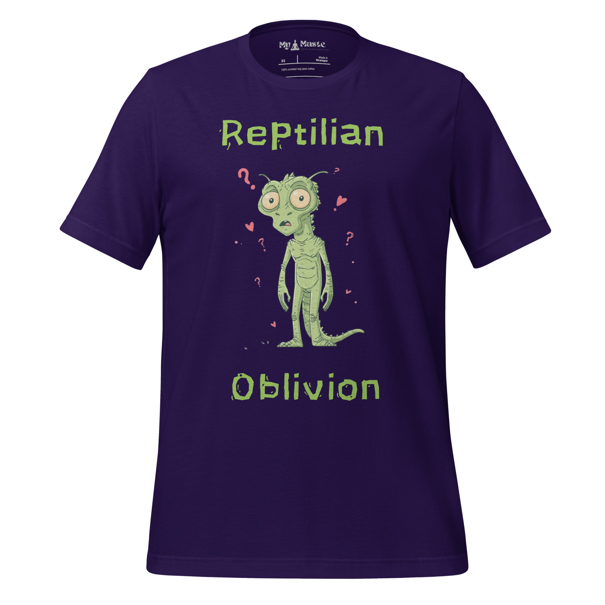 Reptilian Oblivion! Reptilian Alien Lovers Namaste Yoga Zen Inspired Unisex t-shirt - Image 2
