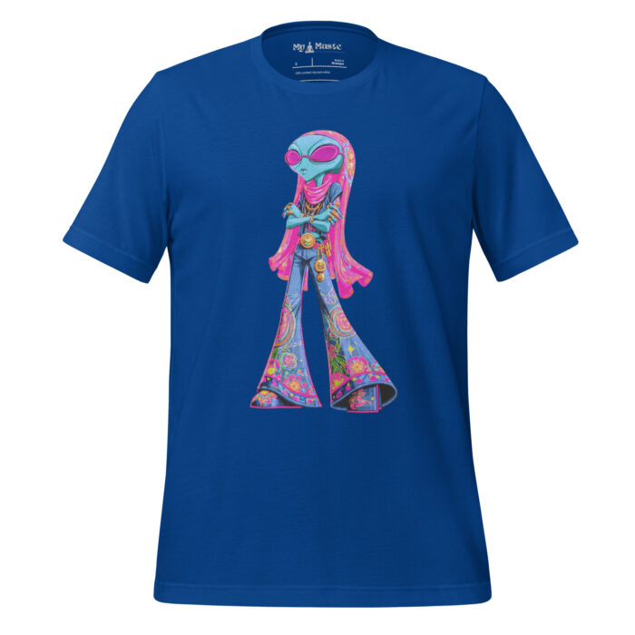 Alien Hippie Bell Bottom Open Contact Inspired - Unisex t-shirt
