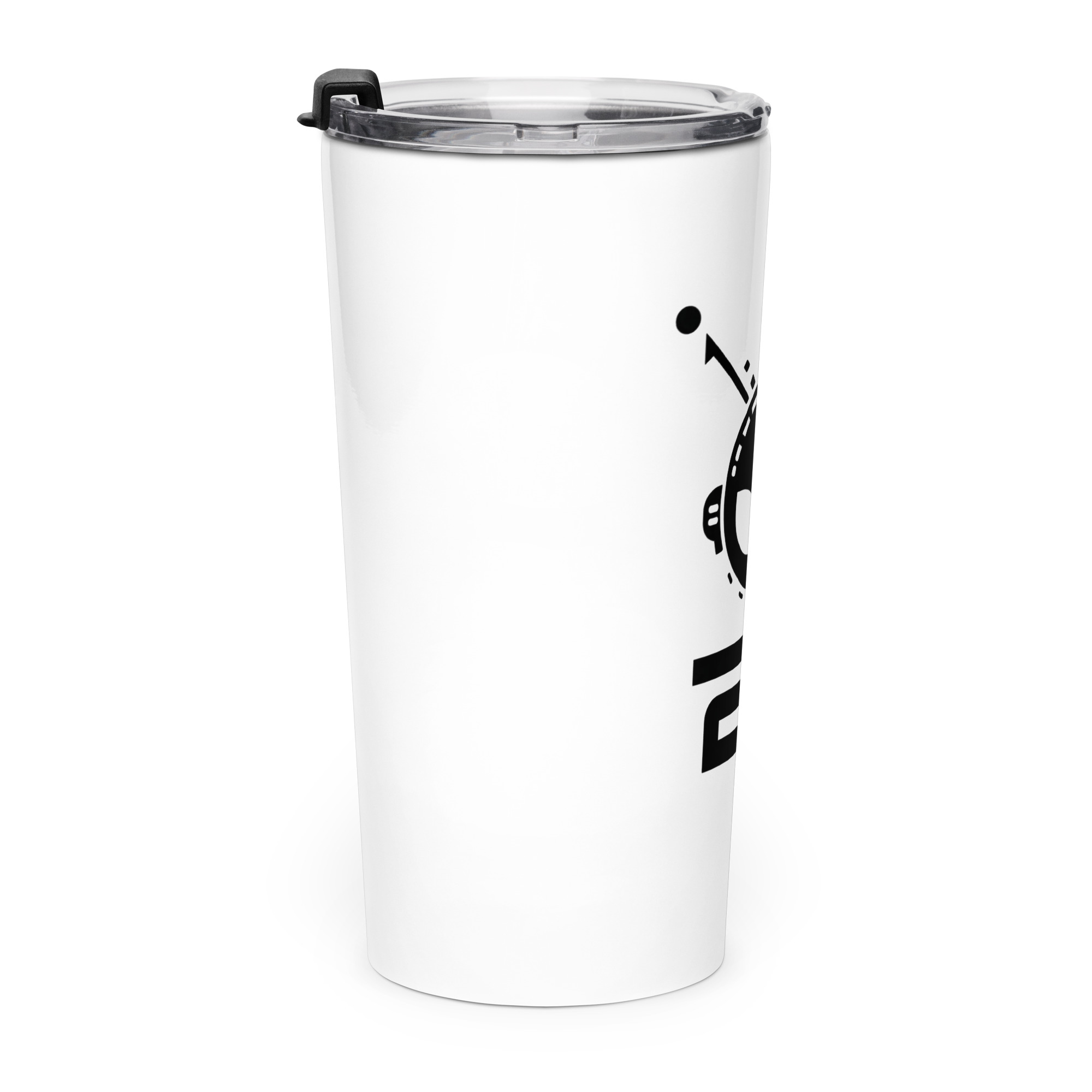 Alien 27 Signature Logo Alien Open Contact 2026 Cosmos Universe Extra Terrestrial Inspired - Tapered stainless steel tumbler - Image 4